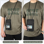 HAWEEL Portafoglio da collo per passaporto, organizer per documenti, porta carte di credito, Neck Pouch