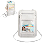 HAWEEL Portafoglio da collo per passaporto, organizer per documenti, porta carte di credito, Neck Pouch