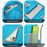 Zaino pieghevole portatile da trekking HAWEEL Borsa a tracolla di grande capacità, Large Capacity Backpack