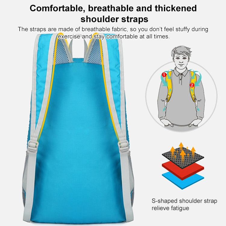 Zaino pieghevole portatile da trekking HAWEEL Borsa a tracolla di grande capacità, Large Capacity Backpack