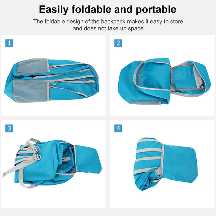 Zaino pieghevole portatile da trekking HAWEEL Borsa a tracolla di grande capacità, Large Capacity Backpack