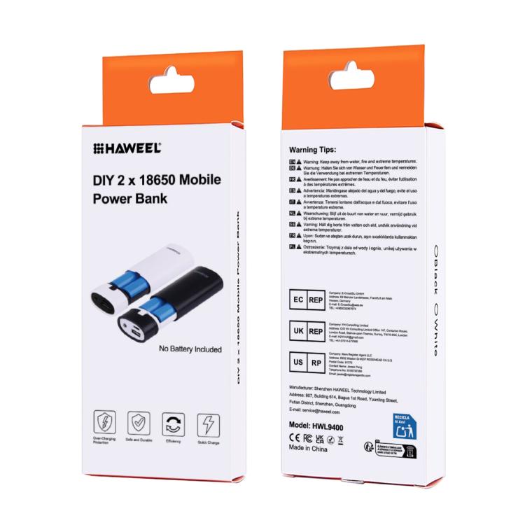 Power Bank DIY per 2 batterie 18650 con uscita USB