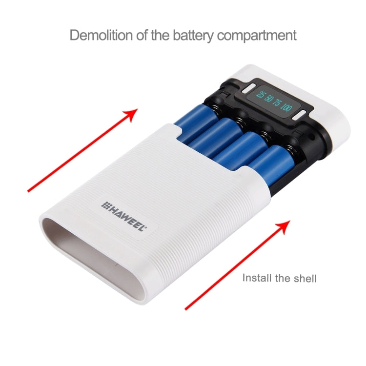Power Bank HAWEEL 10000mAh per batterie 18650