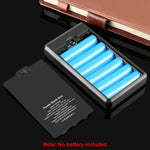 Custodia power bank 6 x 18650 con ricarica rapida 24W
