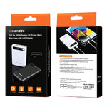 Custodia power bank 6 x 18650 con ricarica rapida 24W