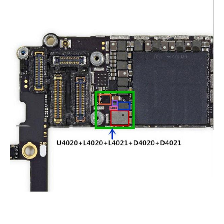 lotto Bobina iC L4020 per iPhone 6s Plus / 6s, lot Coil iC L4020 for 6s Plus / 6s