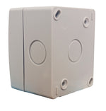 Box stagno da parete IP55 con 2 prese 10-16A E6190 8053323556114