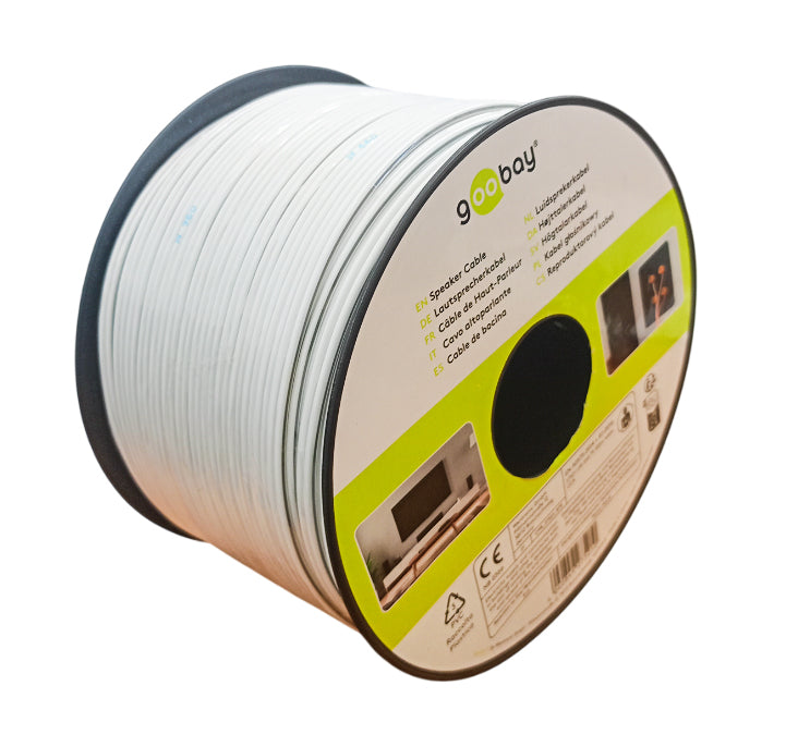 Cavo per altoparlante 100m 2x0.75mm bobina 27521 4040849275210