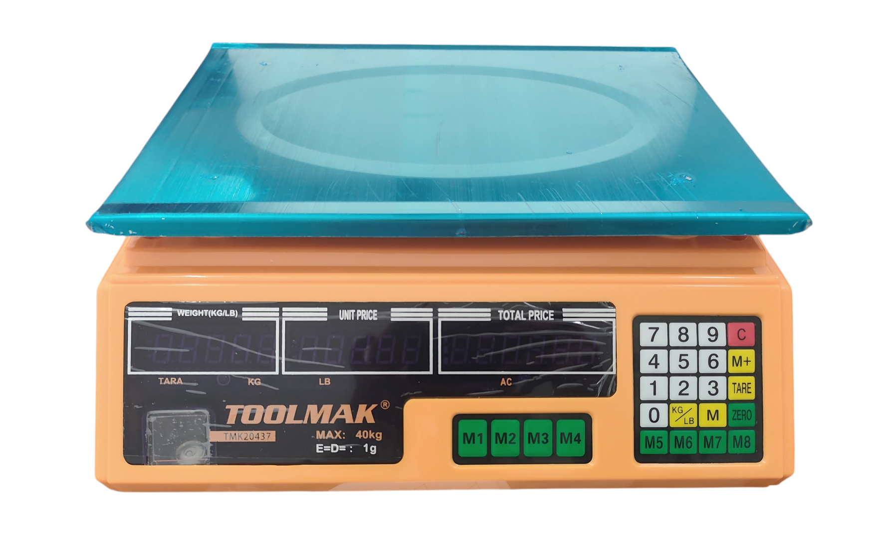 Bilancia elettronica con funzione prezzo 40 kg 6901080204378 TMK20437 TL7925