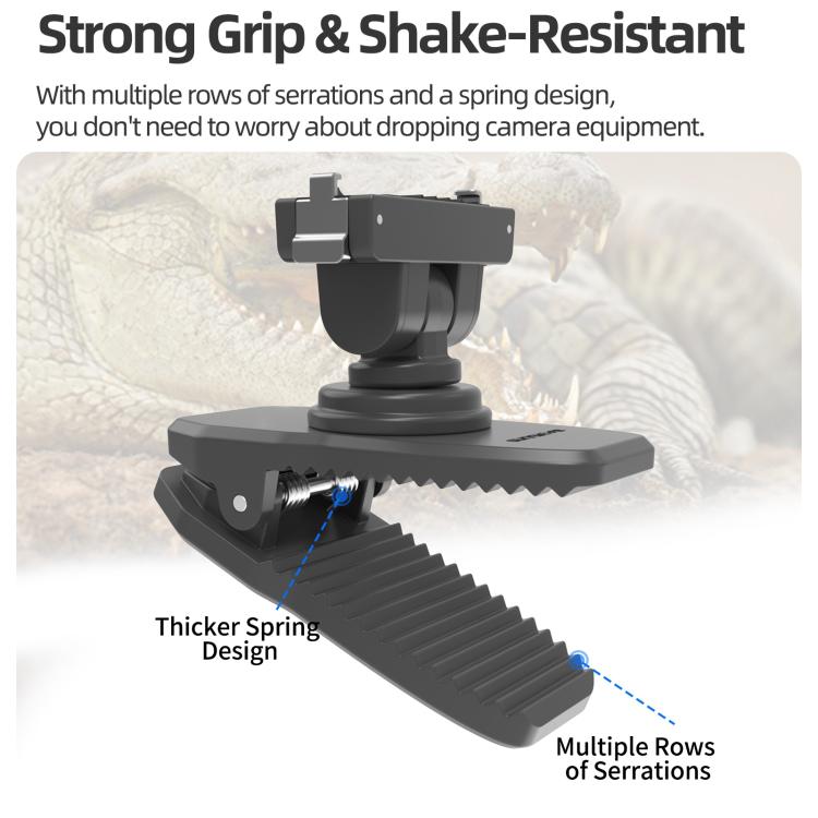 Per Insta360 GO Ultra Sunnylife Clip magnetica a sgancio rapido per zaino, morsetto per action camera, supporto verticale/orizzontale, For Insta360 GO Ultra