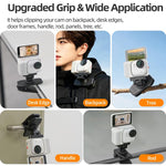 Per Insta360 GO Ultra Sunnylife Clip magnetica a sgancio rapido per zaino, morsetto per action camera, supporto verticale/orizzontale, For Insta360 GO Ultra
