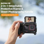 Sunnylife 2-in-1 Detachable Protective Frame & Street Photography Handle for Insta360 Ace Pro 2 / 1
