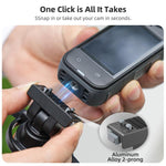 Sunnylife Magnetic POV Neck Mount Hand Free Video Vlog Neck Adjustable Selfie Holder with Body Strap For Insta360 X4 Air / X5 / Ace Pro 2 / 1 / Ace, For Insta360 X4 Air / X5 / Ace Pro 2 / 1 / Ace