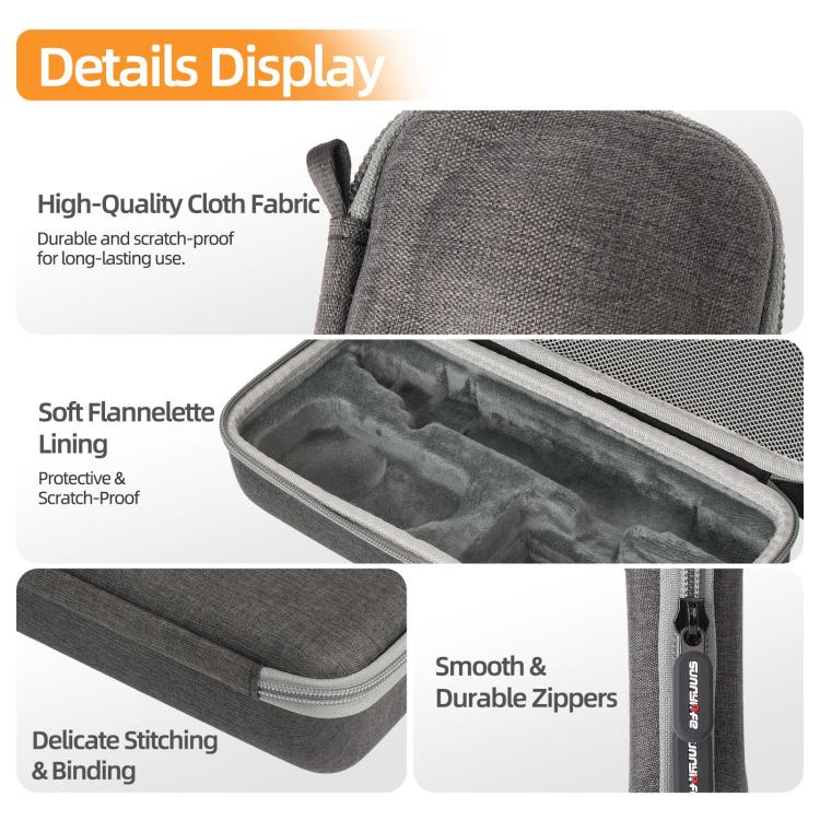 Custodia portatile Sunnylife per Insta360 X6, mini borsa protettiva per il corpo., Mini Body Bag