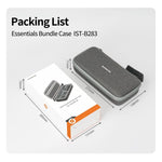 Per Insta360 X6 Sunnylife Borsa protettiva portatile con accessori essenziali, Essentials Bundle Bag