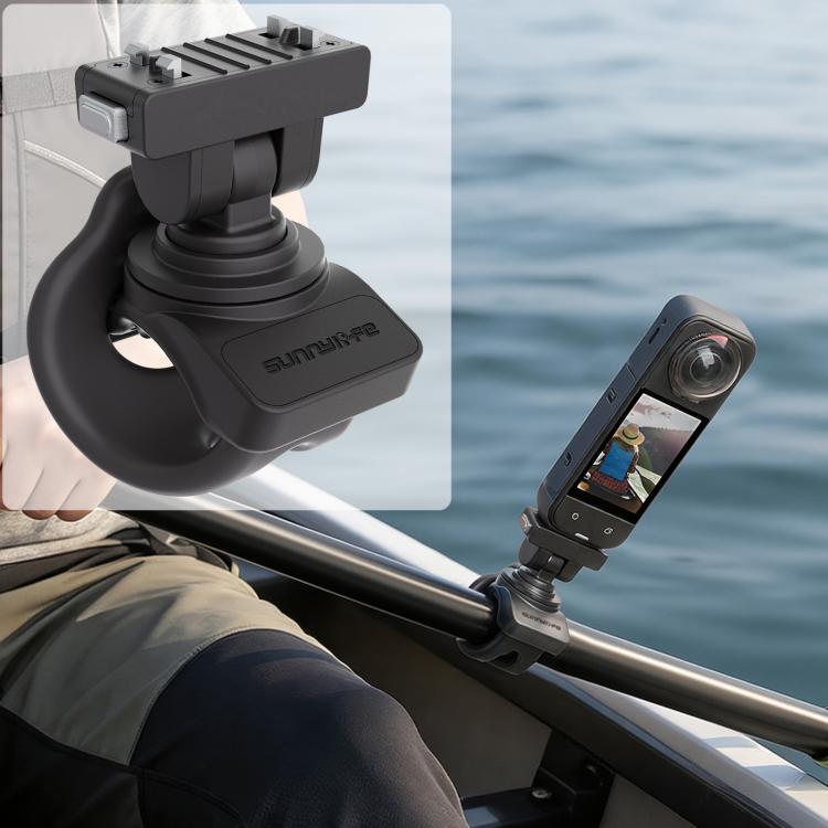 Sunnylife Supporto flessibile magnetico a sgancio rapido Serie 360 Cinghia di fissaggio Supporto per tubo bici Clip per Insta360 X4 Air / X5 / Ace / Ace Pro 2 / 1, For Insta360 X4 Air / X5 / Ace / Ace Pro 2 / 1
