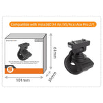 Sunnylife Supporto flessibile magnetico a sgancio rapido Serie 360 Cinghia di fissaggio Supporto per tubo bici Clip per Insta360 X4 Air / X5 / Ace / Ace Pro 2 / 1, For Insta360 X4 Air / X5 / Ace / Ace Pro 2 / 1