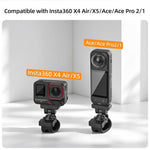 Sunnylife Supporto flessibile magnetico a sgancio rapido Serie 360 Cinghia di fissaggio Supporto per tubo bici Clip per Insta360 X4 Air / X5 / Ace / Ace Pro 2 / 1, For Insta360 X4 Air / X5 / Ace / Ace Pro 2 / 1