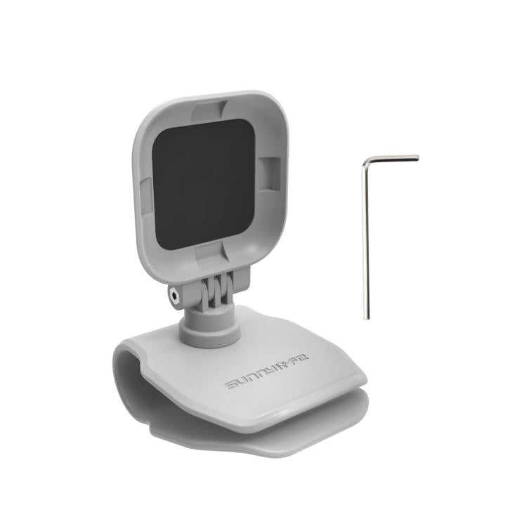 Supporto magnetico per aletta parasole auto Sunnylife per Insta360 GO Ultra, supporto per action camera con rotazione a 360° e inclinazione a 180°.