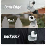 Supporto magnetico per aletta parasole auto Sunnylife per Insta360 GO Ultra, supporto per action camera con rotazione a 360° e inclinazione a 180°.