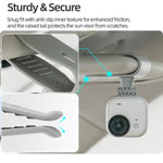 Supporto magnetico per aletta parasole auto Sunnylife per Insta360 GO Ultra, supporto per action camera con rotazione a 360° e inclinazione a 180°.