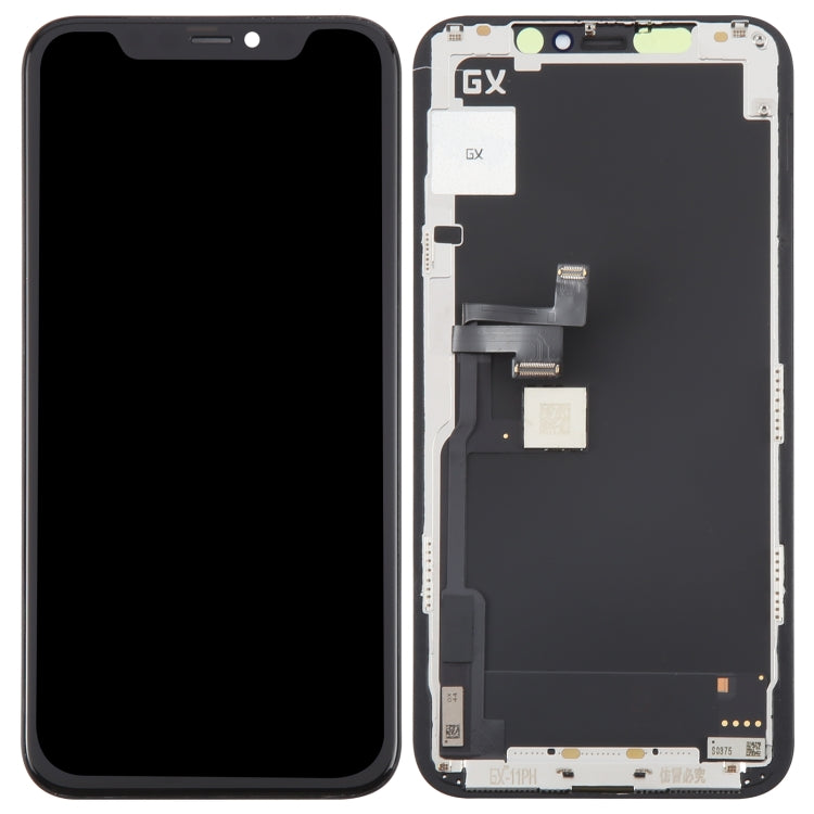 OLED Material LCD Screen and Digitizer Full Assembly with Frame for iPhone 11 Pro, For iPhone 11 Pro (GX OLED)