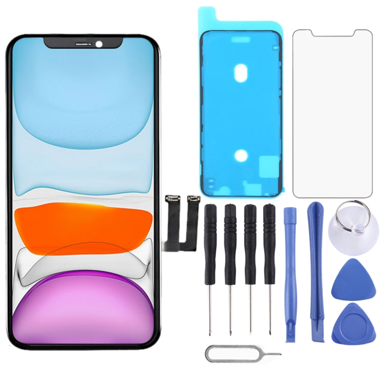 Original LCD Screen and Digitizer Complete Assembly for iPhone 11, For iPhone 11(Original)