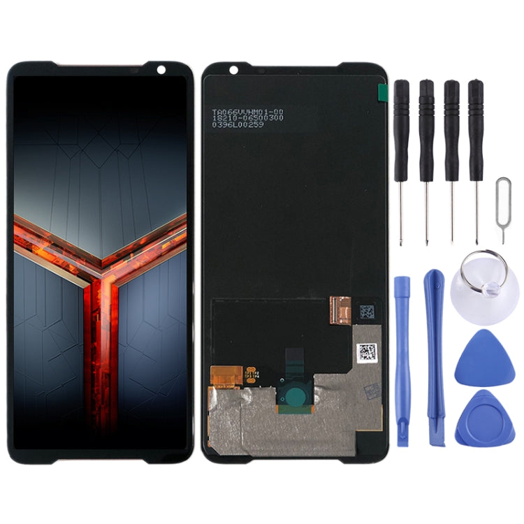 Schermo LCD in materiale AMOLED e digitalizzatore assemblaggio completo per Asus ROG Phone II ZS660KL, For Asus ROG Phone II ZS660KL