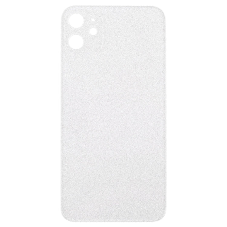 Frosted Glass Battery Back Cover Clear for iPhone 11, For iPhone 11