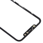 Front Screen Glass Outer Lens with Frame and OCA Adhesive Optically Clear for iPhone 11, For iPhone 11 (with OCA)