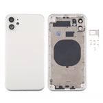 Back Housing Cover with SIM Card Tray, Side Buttons and Camera Lens for iPhone 11, For iPhone11 (with Camera Lens), For iPhone 11 (Camera Lens), Back Housing Cover for11, For iPhone 11 (with Camera Lens)