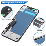 Incell TFT Material LCD Screen and Digitizer Full Assembly for iPhone 11, For iPhone 11(JK inell)