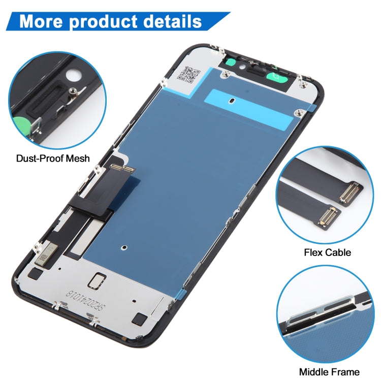 Incell TFT Material LCD Screen and Digitizer Full Assembly for iPhone 11, For iPhone 11(JK inell)
