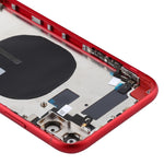 Cover posteriore della batteria (con tasti laterali, vassoio scheda, cavo flessibile di alimentazione, volume e modulo di ricarica wireless) per iPhone 11, For iPhone 11