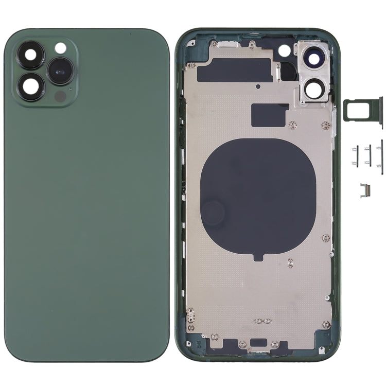 Frosted Frame Back Cover with iP13 Pro Look for iPhone 11, for iPhone 11(Frosted Frame,Green)