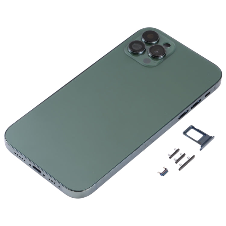 Cover posteriore con telaio elettrolitico con aspetto che imita iP13 Pro per iPhone 11, for iPhone 11(Electroplated Frame,Green)