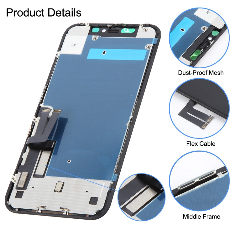 GX incell LCD Screen for iPhone 11 with Digitizer Full Assembly, For iPhone 11(GX incell)