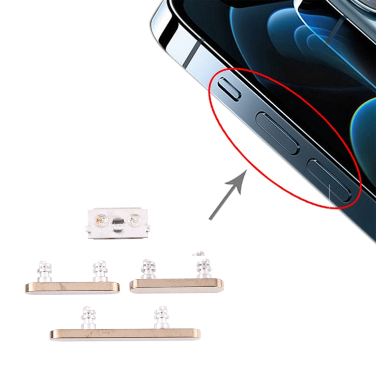 Power button and volume control button for iPhone 12 Pro, For iPhone 12 Pro