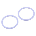Anello protezione metallo con vetro per iPhone 12