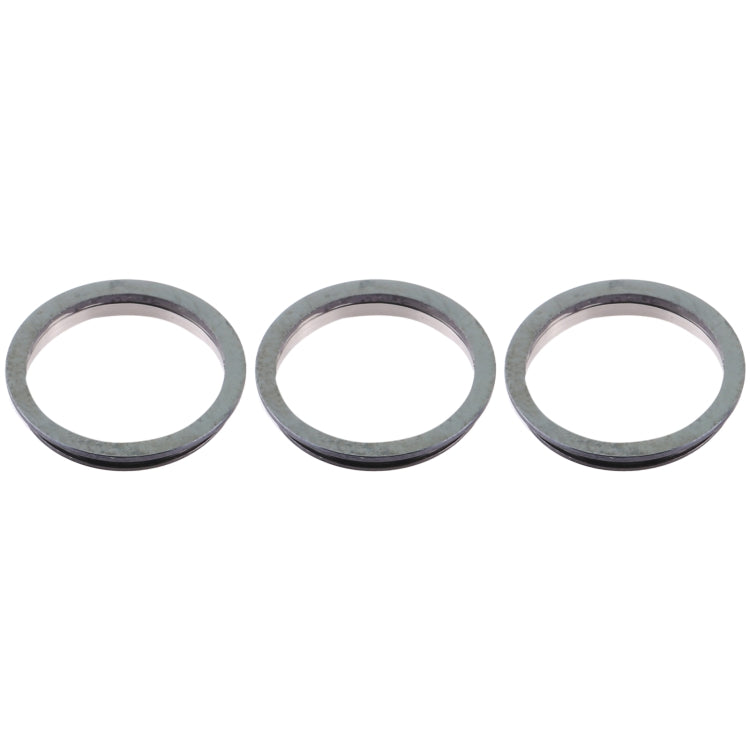 3pcs Rear Camera Glass Lens Metal Protective Ring for iPhone 12 Pro, For iPhone 12 Pro