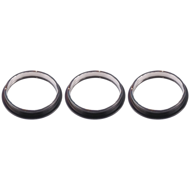 3pcs Rear Camera Glass Lens Metal Protective Ring for iPhone 12 Pro, For iPhone 12 Pro