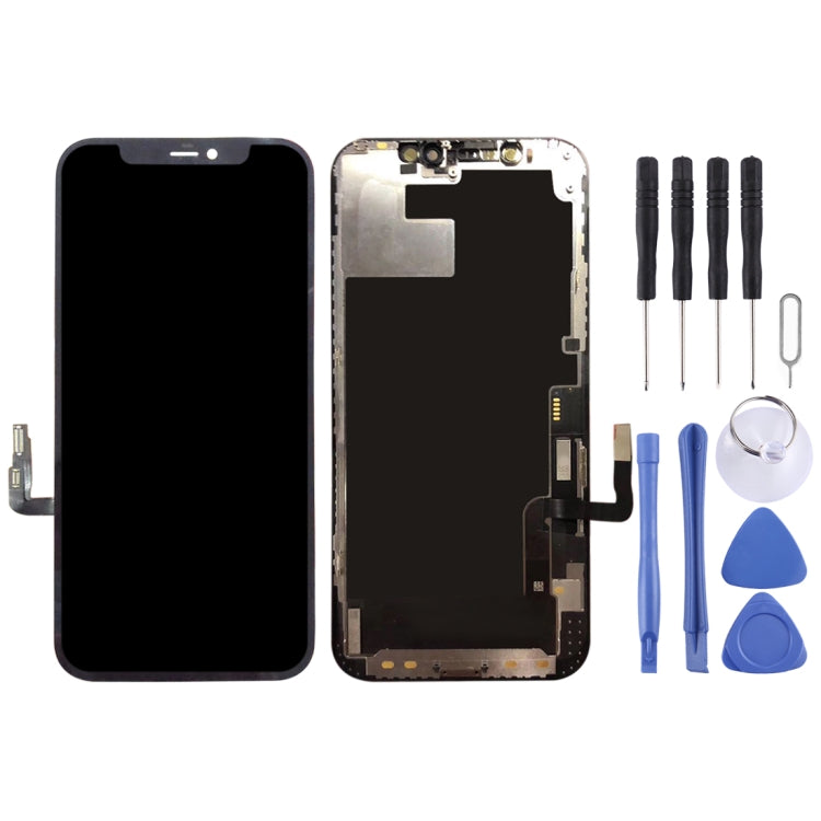 Schermo LCD originale e digitalizzatore assemblato completo per iPhone 12, For iPhone 12(Original)