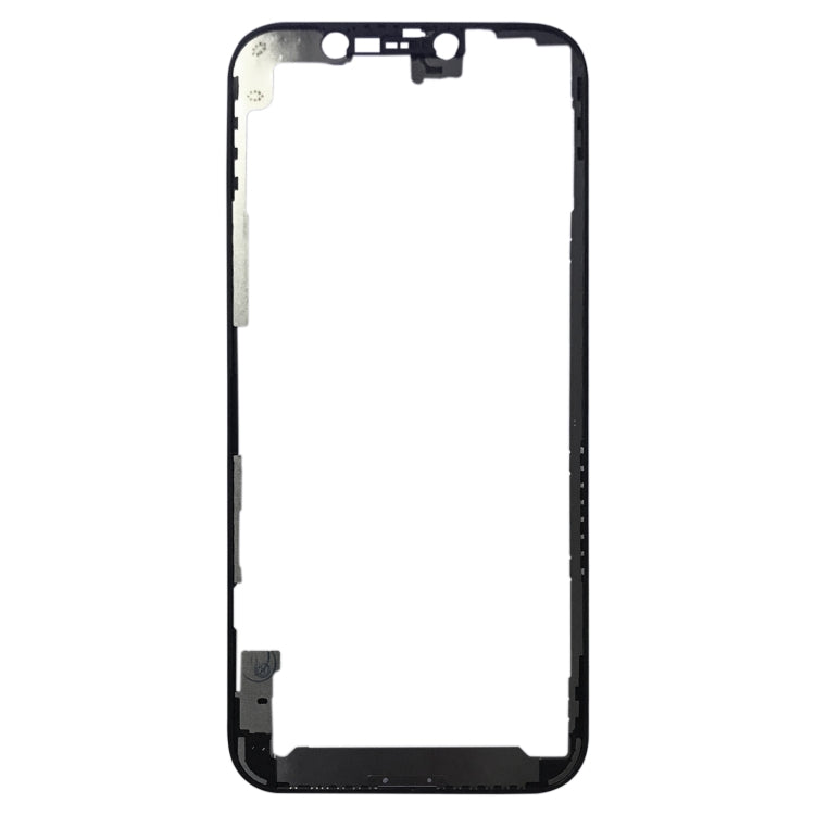 Cornice schermo LCD anteriore per iPhone 12 nera