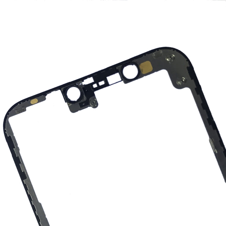 Front LCD Screen Bezel Frame for iPhone 12, For iPhone 12 (Black)