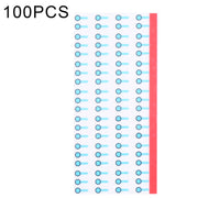 100 cuscinetti in schiuma spugna antipolvere per fotocamera frontale (anello piccolo) per iPhone 12 Pro / 12 Pro Max / 12/12 mini, For iPhone 12 (Small Ring)