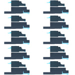 10pcs Motherboard Heat Dissipation Sticker for iPhone 12/12 Pro