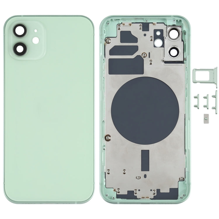 Cover posteriore con vassoio SIM per iPhone 12 bianca