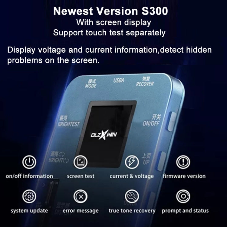 DL S300 LCD Screen Tester Tool 3D Touch Test for iPhone 12/11/XS/XR/8/7/6S Series, DL S300