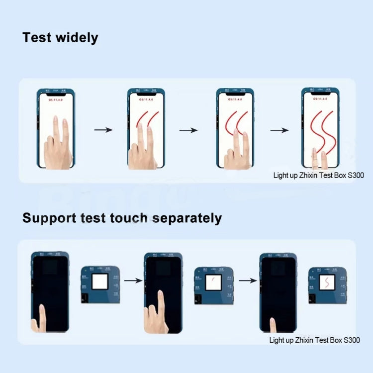 DL S300 LCD Screen Tester Tool 3D Touch Test for iPhone 12/11/XS/XR/8/7/6S Series, DL S300