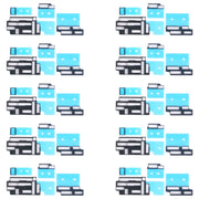 10 Sets Motherboard FPC Connector Sponge Foam Pads for iPhone 12/12 Pro
